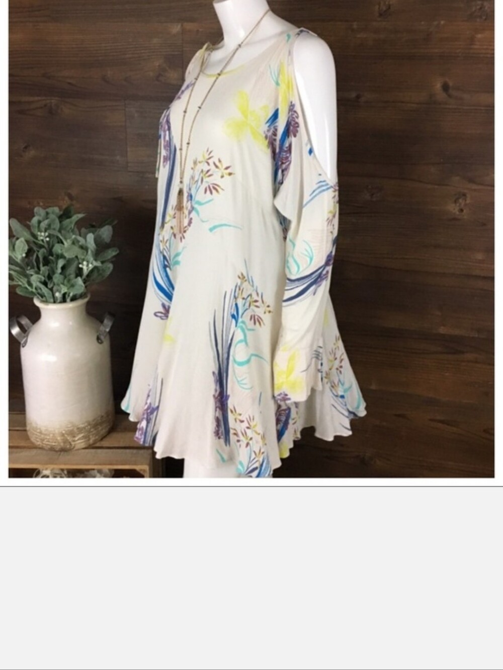 Free People Clear Skies Tunic Dress Sz S - Picture 6 of 8